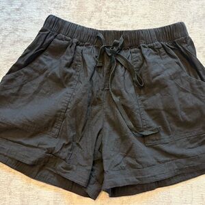 Women's Black Casual Shorts
